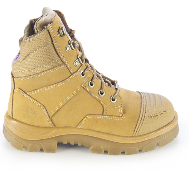 Blue steel store steel cap boots