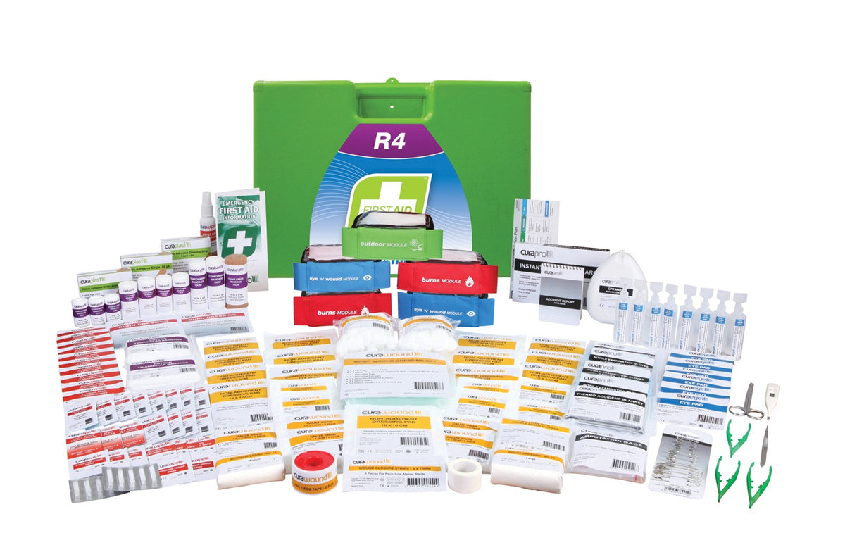 FAR4I20 FIRST AID KIT, R4, INDUSTRA MEDIC KIT, PLASTIC PORTABLE