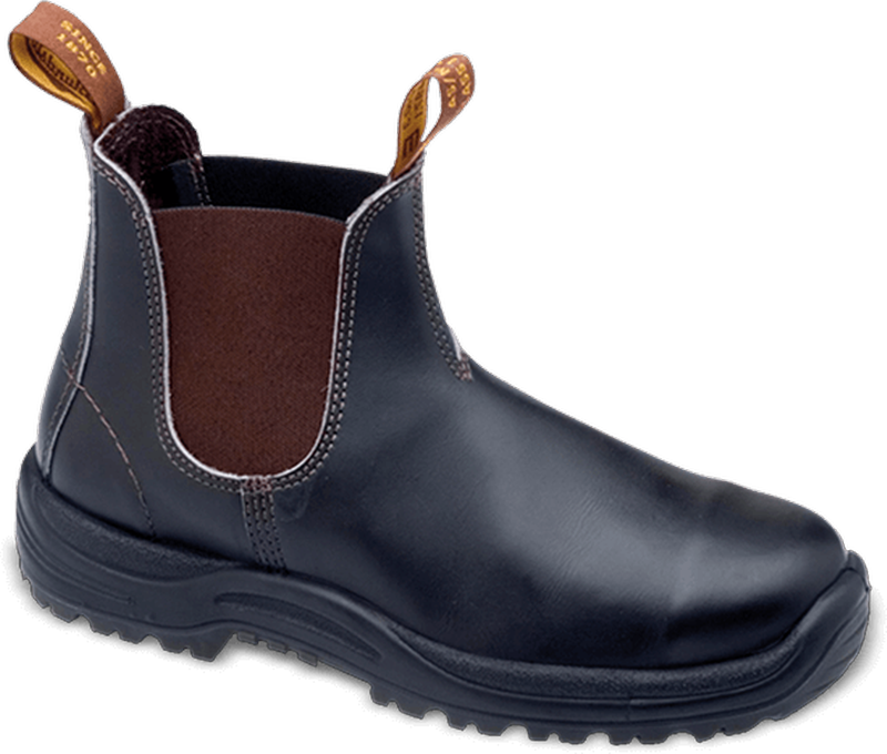 BLUNDSTONE Brown Premium Oil Tanned Leather Elastic Side Boot 172