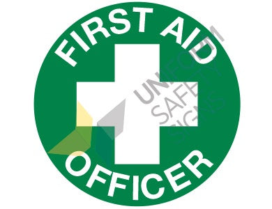 FIRST AID STICKER 547