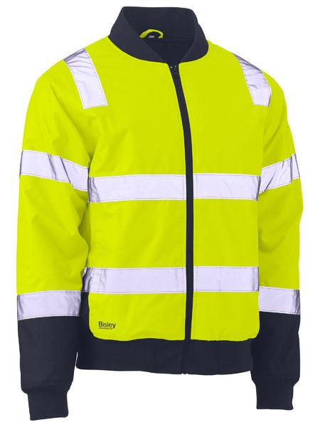 BISLEY Taped Two Tone Hi Vis Bomber Jacket BJ6730T