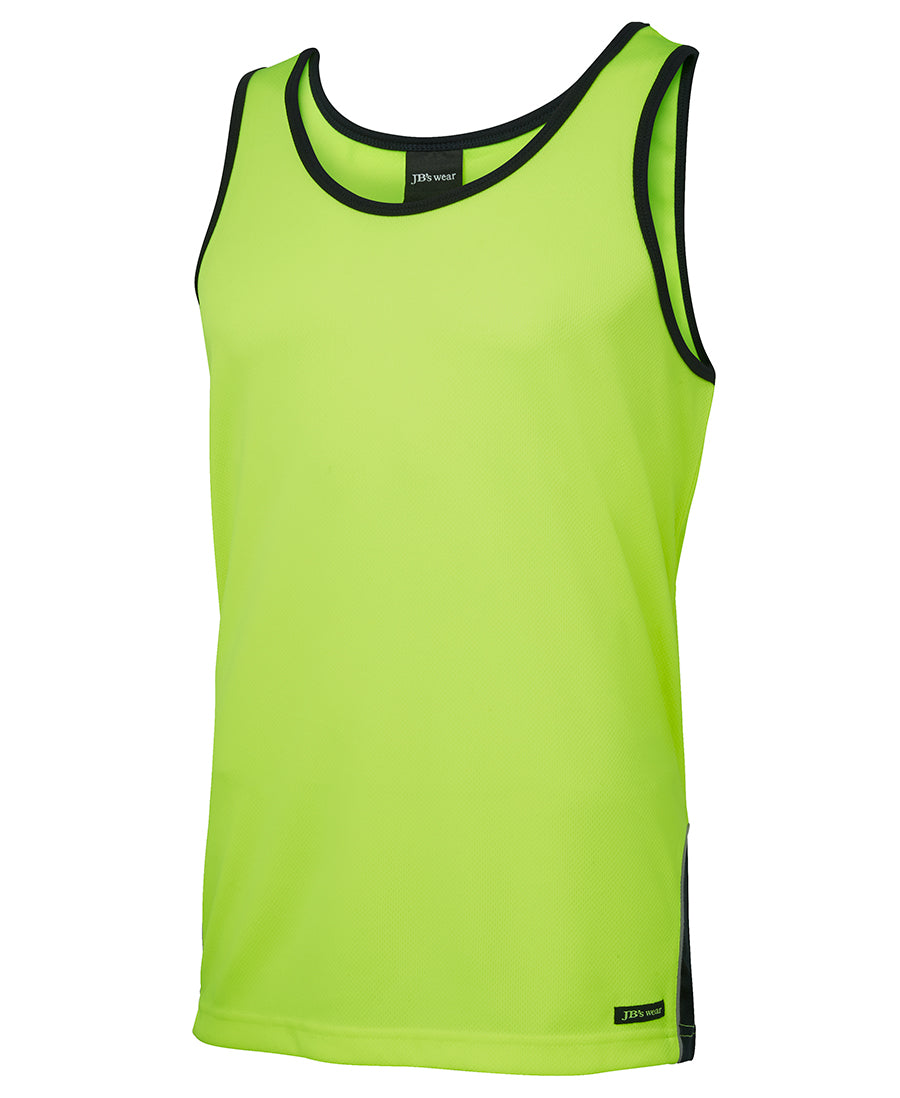 6HCS4 JB&#39;S HI VIS 4602.1 CONTRAST SINGLET - ON THE GO SAFETY &amp; WORKWEAR