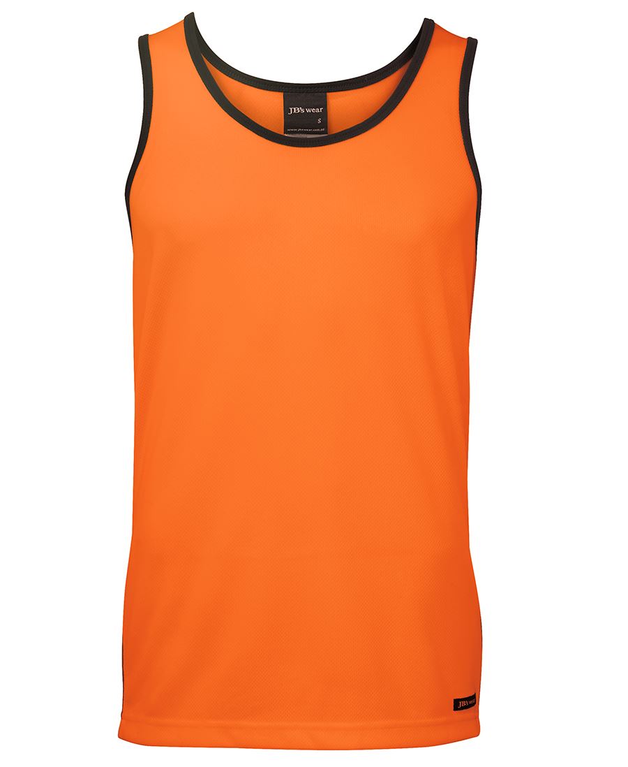 6HCS4 JB&#39;S HI VIS 4602.1 CONTRAST SINGLET - ON THE GO SAFETY &amp; WORKWEAR