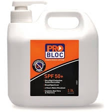 PROBLOC 2.5L Pump Bottle sunscreen pro safety SS25-50