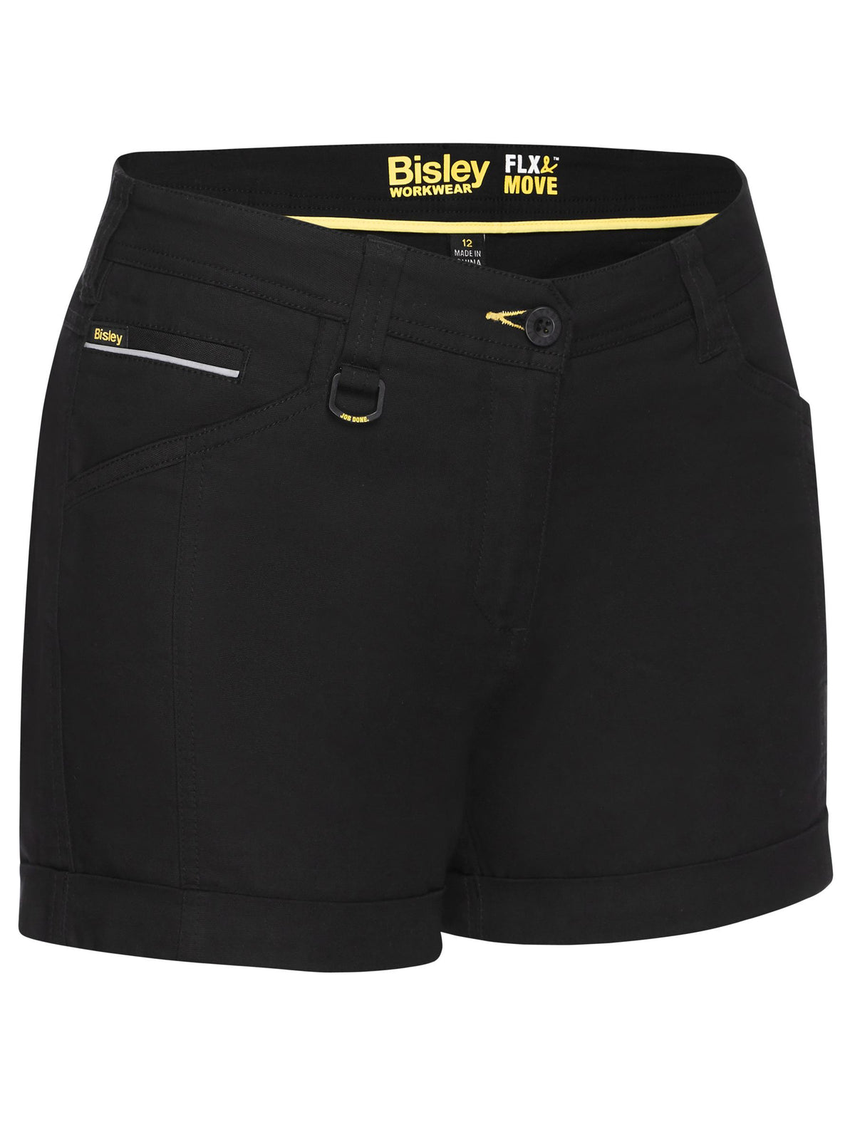BISLEY BSHL1045 WOMENS FLEX &amp; MOVE SHORT SHORT