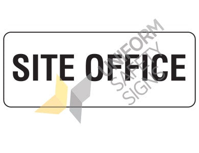 953LC SITE OFFICE - CORFLUTE SIGN 600x450mm