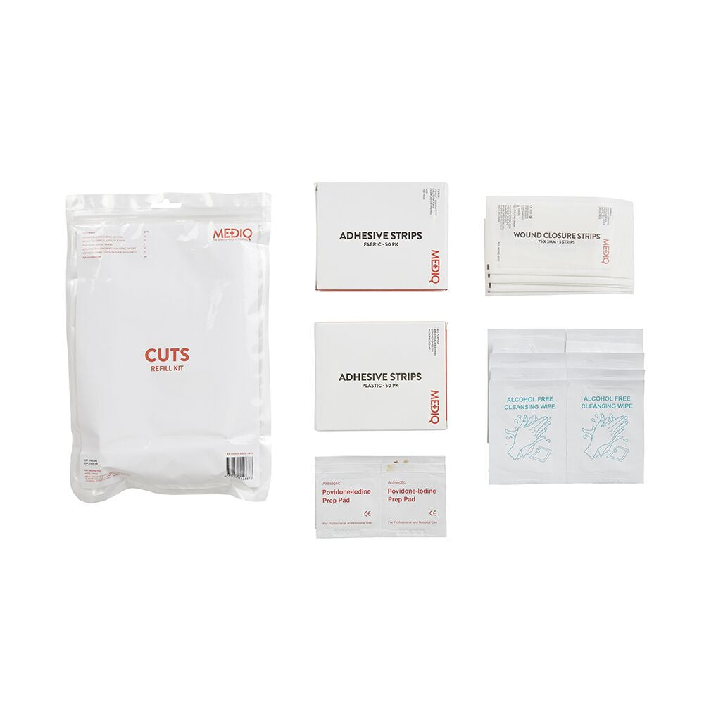 MEDIQ First Aid Kit Refill Module #5 Cuts In Ziplock Bag Clear/White FARC