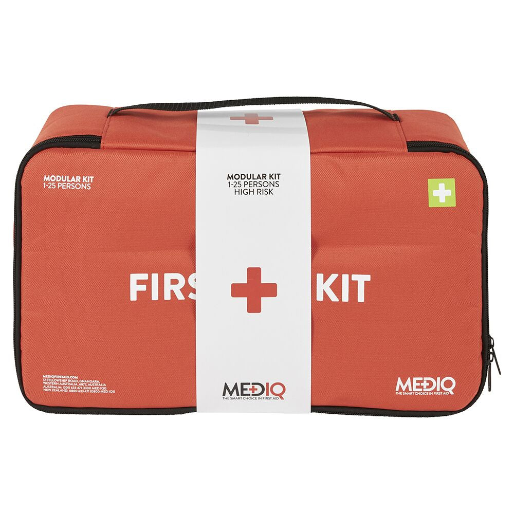 MEDIQ 5 X Incident Ready First Aid Kit - Orange Soft Pack 1-25 Persons Low Risk FAMKS