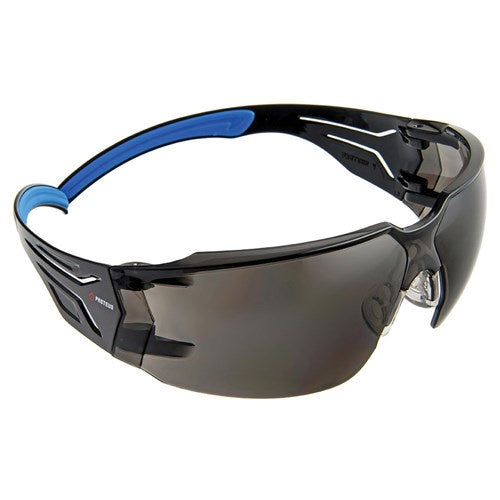 PROTEUS 4 SAFETY GLASSES SMOKE LENS SUPER FLEX ARMS - 9302