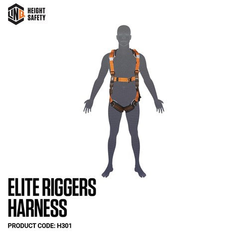 H301 LINQ Elite Riggers Harness - Standard (M - L) cw Harness Bag (NBHAR)