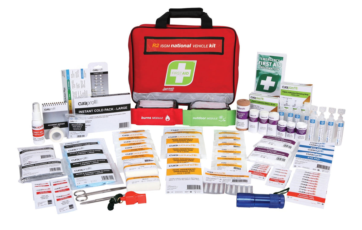 FAR2V30 FIRST AID KIT, R2, ISGM NATIONAL VEHICLE KIT, SOFT PACK