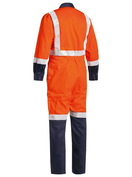 BC6029T BISLEY TTMC-W TAPED TWO TONE LIGHTWEIGHT COVERALL - ON THE GO SAFETY &amp; WORKWEAR