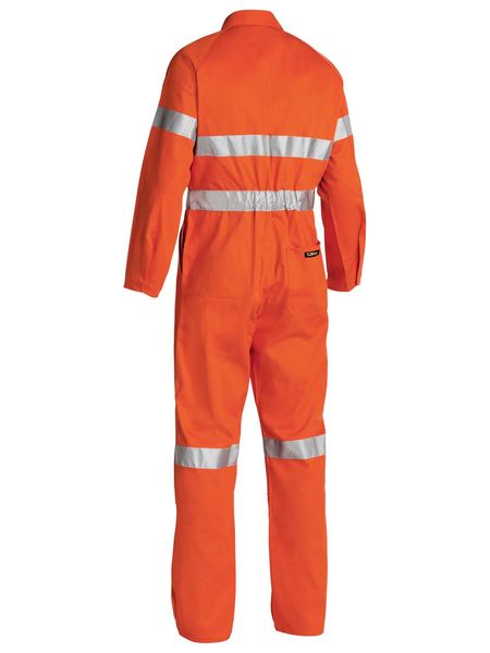 BC607T8 BISLEY HI VIS COVERALLS 3M REFLECTIVE TAPE - ON THE GO SAFETY & WORKWEAR