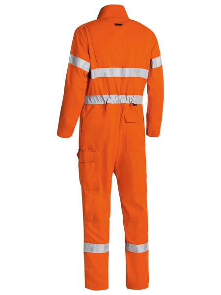 BC8085T BISLEY TENCATE TECASAFE PLUS 700 TAPED HI VIS ENGINEERED FR VENTED COVERALL - ON THE GO SAFETY &amp; WORKWEAR