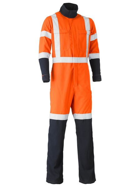 BC8393XT BISLEY TENCATE TECASAFE PLUS 700 X TAPED HI VIS TTMC-W FR VENTED COVERALL - ON THE GO SAFETY & WORKWEAR