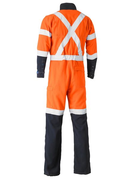 BC8393XT BISLEY TENCATE TECASAFE PLUS 700 X TAPED HI VIS TTMC-W FR VENTED COVERALL - ON THE GO SAFETY & WORKWEAR