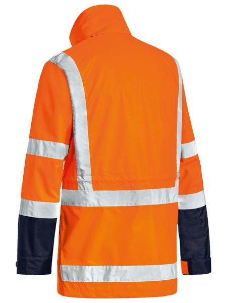 BJ6377HT BISLEY TTMC-W 5 IN 1 WET WEATHER JACKET - ON THE GO SAFETY &amp; WORKWEAR