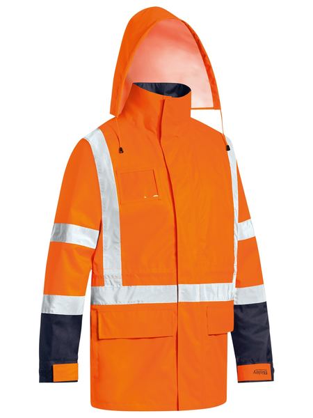 BJ6377HT BISLEY TTMC-W 5 IN 1 WET WEATHER JACKET - ON THE GO SAFETY & WORKWEAR