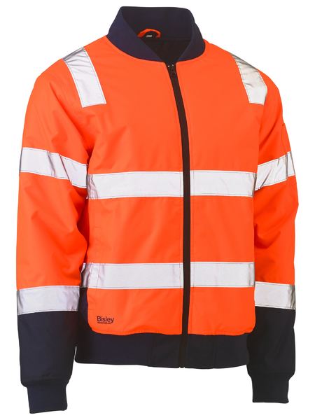 BISLEY Taped Two Tone Hi Vis Bomber Jacket BJ6730T