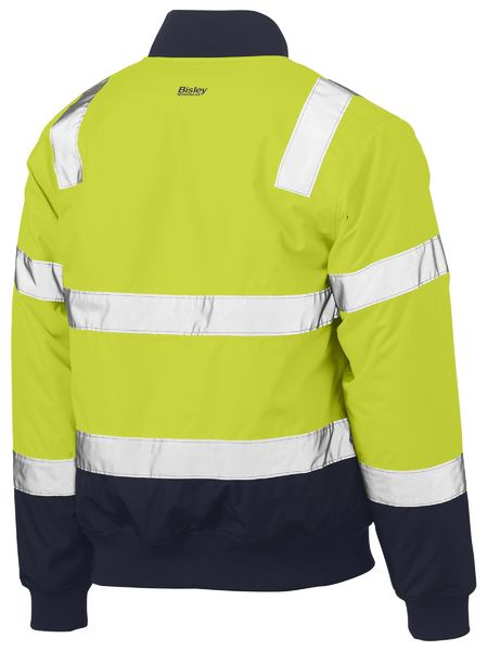 BISLEY Taped Two Tone Hi Vis Bomber Jacket BJ6730T