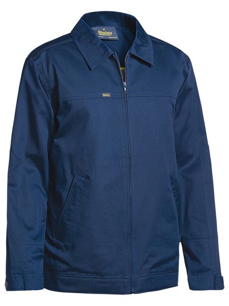 BJ6916 BISLEY COTTON DRILL JACKET WITH LIQUID REPELLENT FINISH - ON THE GO SAFETY &amp; WORKWEAR