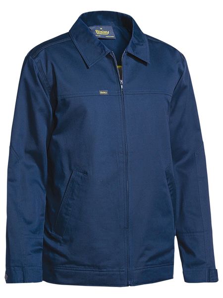 BJ6916 BISLEY COTTON DRILL JACKET WITH LIQUID REPELLENT FINISH - ON THE GO SAFETY & WORKWEAR