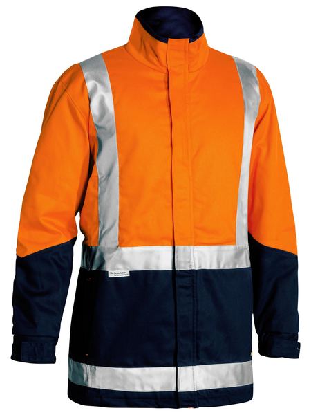 BJ6970T BISLEY 33M TAPED HI VIS 3 IN 1 DRILL JACKET - ON THE GO SAFETY &amp; WORKWEAR