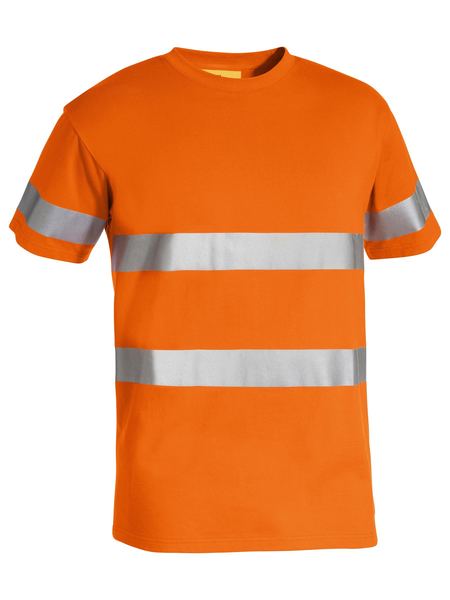 BK1017T BISLEY 3M TAPED HI VIS COTTON T-SHIRT - ON THE GO SAFETY & WORKWEAR