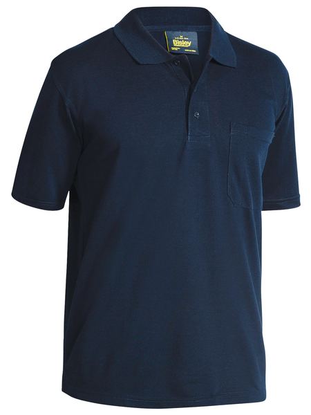 BK1290 BISLEY MENS POLY/COTTON POLO SHIRT - ON THE GO SAFETY & WORKWEAR