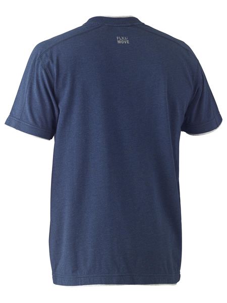 BK1933 BISLEY FLEX & MOVE COTTON RICH V NECK SHORT SLEEVE TEE - ON THE GO SAFETY & WORKWEAR