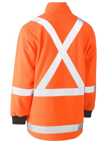 BK6249XT BISLEY TTMC-W X TAPED HI VIS FLEECE PULLOVER - ON THE GO SAFETY &amp; WORKWEAR