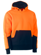 BISLEY Hi Vis Two Tone Fleece Pullover Hoodie BK6619