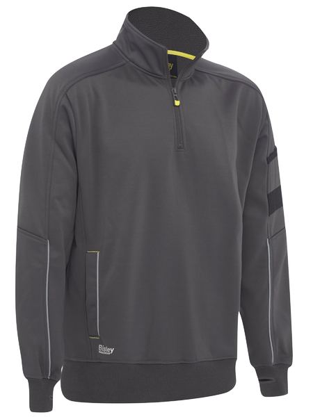 BISLEY 1/4 Zip Work Fleece Pullover BK6924