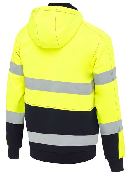 BK6988T BISLEY TAPED HI VIS FLEECE HOODIE WITH SHERPA LINING - ON THE GO SAFETY &amp; WORKWEAR