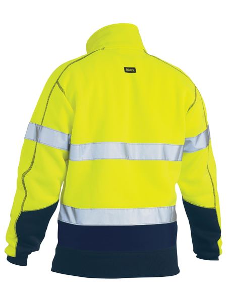 BK6989T BISLEY TAPED HI VIS FLEECE PULLOVER - ON THE GO SAFETY & WORKWEAR