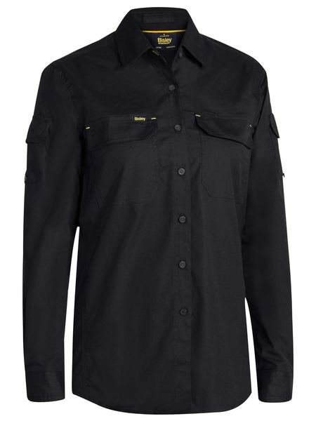 BL6414 BISLEY LADIES X AIRFLOW RIPSTOP SHIRT - ON THE GO SAFETY &amp; WORKWEAR