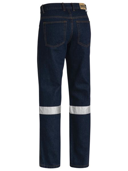 BP6050T BISLEY 3M TAPED ROUGH RIDER JEANS - ON THE GO SAFETY &amp; WORKWEAR