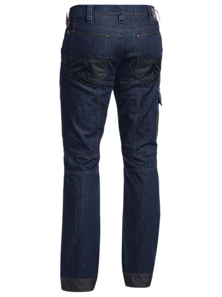 BP6135 BISLEY FLEX & MOVE DENIM JEAN - ON THE GO SAFETY & WORKWEAR