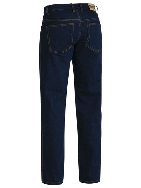 BP6712 BISLEY ROUGH RIDER DENIM STRETCH JEANS - ON THE GO SAFETY &amp; WORKWEAR