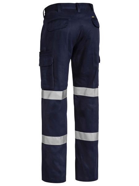 BPC6003T BISLEY 3M DOUBLE TAPED COTTON DRILL CARGO PANT - ON THE GO SAFETY &amp; WORKWEAR