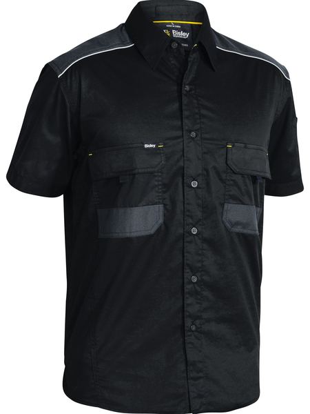 BISLEY Flex &amp; Move Mechanical Stretch Shirt - Short Sleeve BS1133