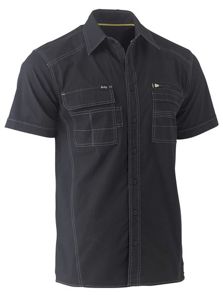 BISLEY Flex &amp; Move Utility Work Shirt - Short Sleeve BS1144