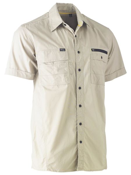BISLEY Flex &amp; Move Utility Work Shirt - Short Sleeve BS1144