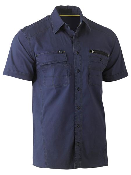 BISLEY Flex & Move Utility Work Shirt - Short Sleeve BS1144