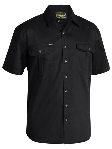 BISLEY Original Cotton Drill Shirt - Short Sleeve BS1433