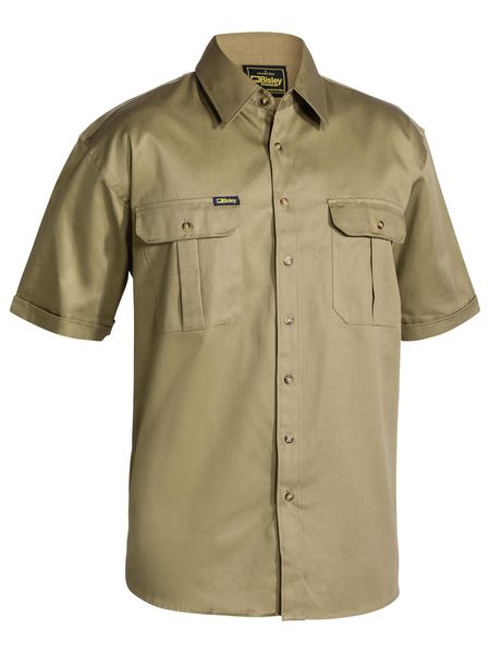 BISLEY Original Cotton Drill Shirt - Short Sleeve BS1433