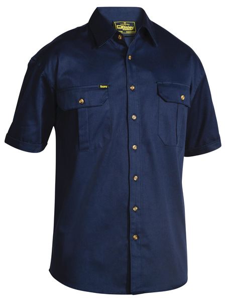 BISLEY Original Cotton Drill Shirt - Short Sleeve BS1433