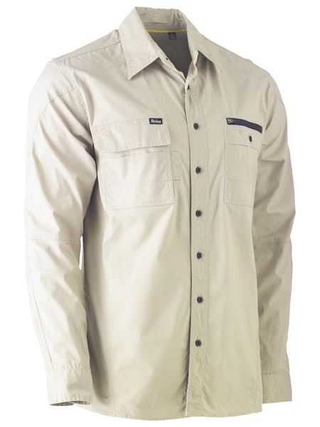 BISLEY Flex &amp; Move Utility Work Shirt - Long Sleeve BS6144