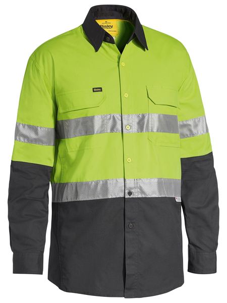BISLEY 3M Taped Hi Vis X Airflow Ripstop Shirt BS6415T