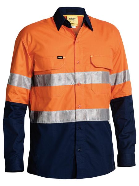 BISLEY 3M Taped Hi Vis X Airflow Ripstop Shirt BS6415T